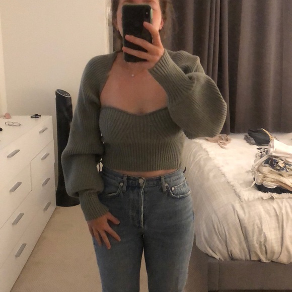 Zara Sweaters - Zara knit tube top and shrug